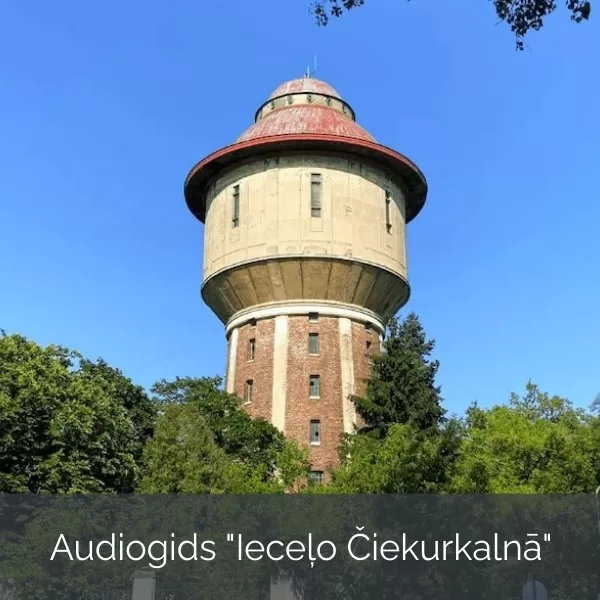 Audiogids 3 valodās. Audiogidu iespējams noklausīties, lejuplādējot aplikāciju qwixi.net.