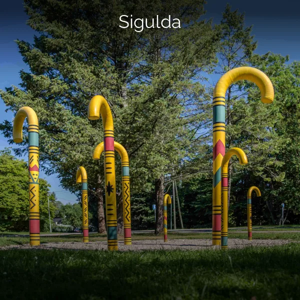 Audiogids 4 valodās. Pieejams&nbsp;tourism.sigulda.lv.